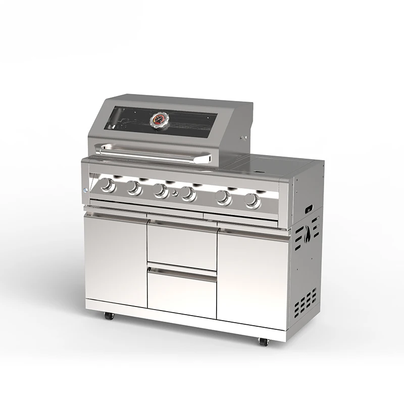 

Outdoor Modern Smokeless Stainless Steel Waterproof Barbeque Gas Grills