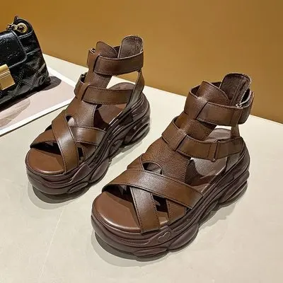 

Fashion New designs Soft Chunky Shoes Beach Footwear for Girls Women's Sandals, As picture