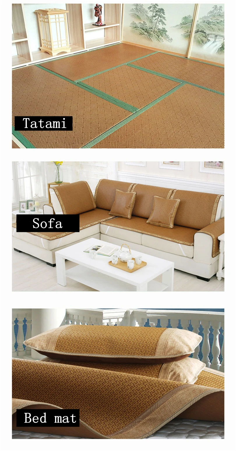 2022 New Summer Tatami Sofa Sleeping Cool Mat Traditional Waterproof