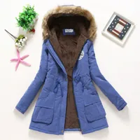 

High quality fashion 13 colors women warm thick Parkas women trench coat