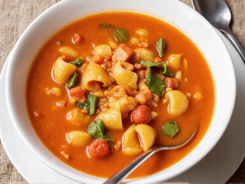 Authentic Pasta Fagioli Soup Recipe: Easy Homemade Version