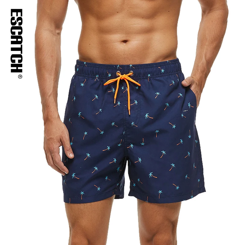 

Male Quick Drying Board Shorts Mens Running Shorts Swim Trunks For Men Summer Swimsuits With Pocket, Can be solid color or print as your design