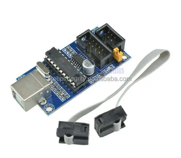 

Jubaolai USBTiny USBtinyISP AVR MCU ISP Programmer Downloader ATTINY2313A-PU Chips