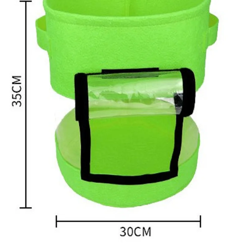 colorful colors biodegradable felt grow bag pot