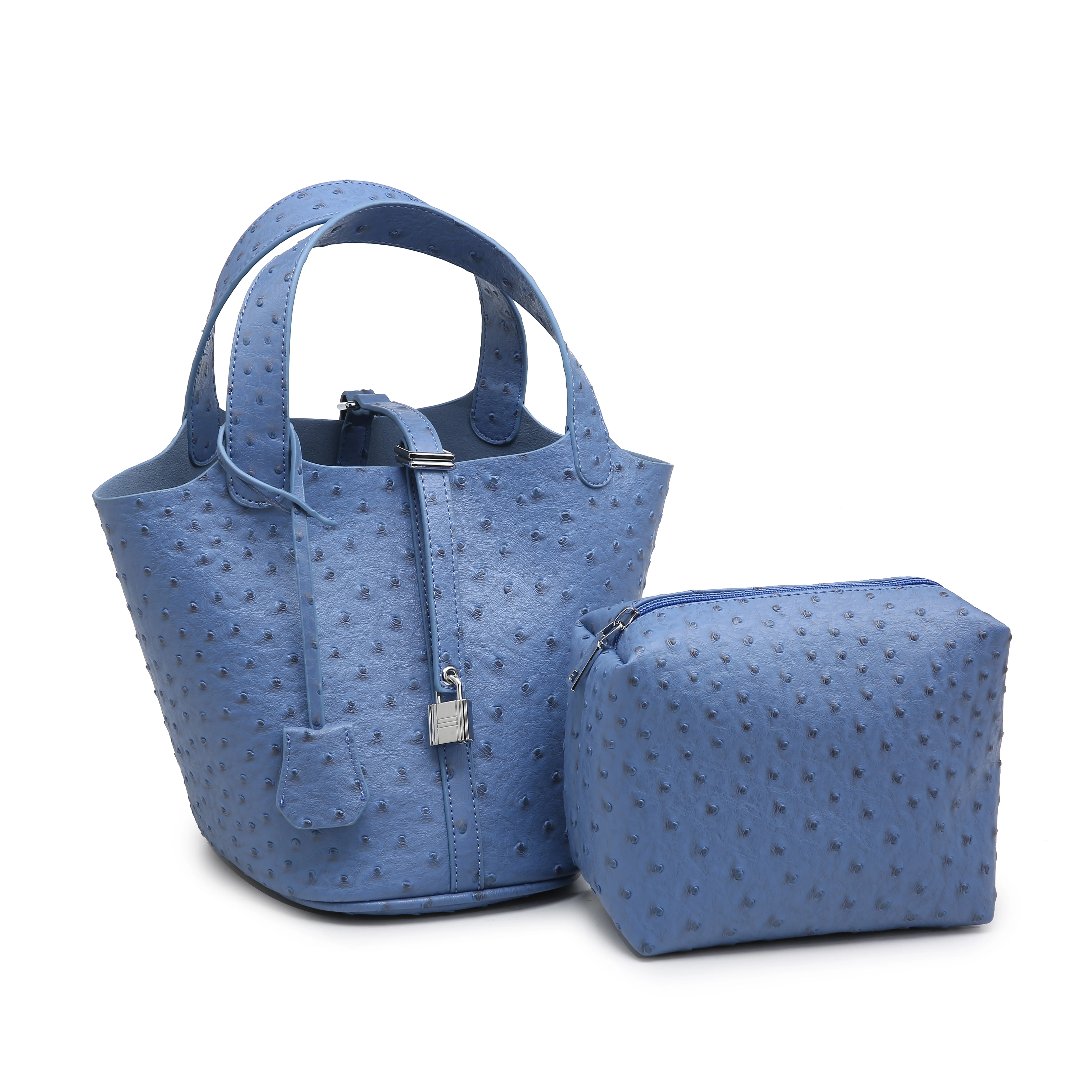 

Ostrich Bucket Bags Women Brand Designer Ostrich Leather Bag Maroon Ostrich Handbag