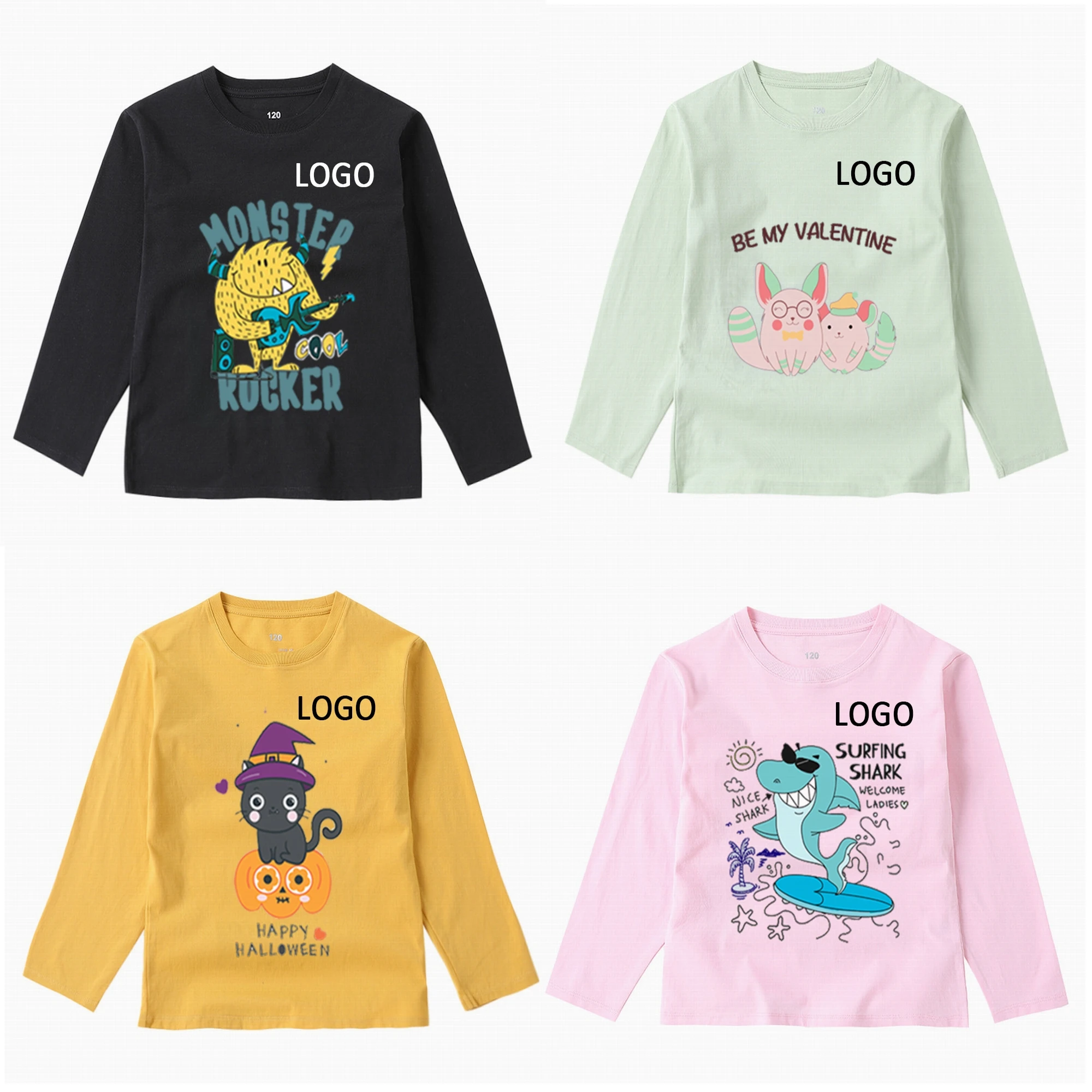 

Baby Girls T Shirts Personalised Kids T-shirts Teen Boys Blank Tshirt