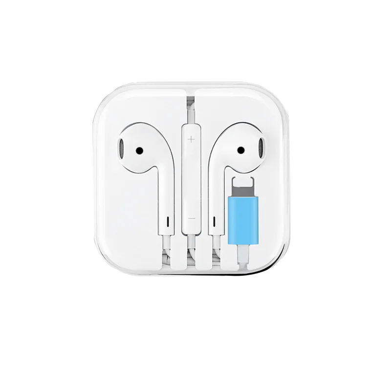 

Free sample original earphone 8pin wired earphone for iphone7 8 x xr blutooth in ear earphone headphone