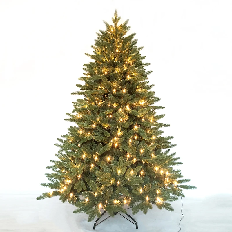 

Factory Wholesale Indoor Outdoor 3ft to 7ft Green OEM Customized PVC Pre Lit Christmas Tree for Christmas Decorations Ornaments