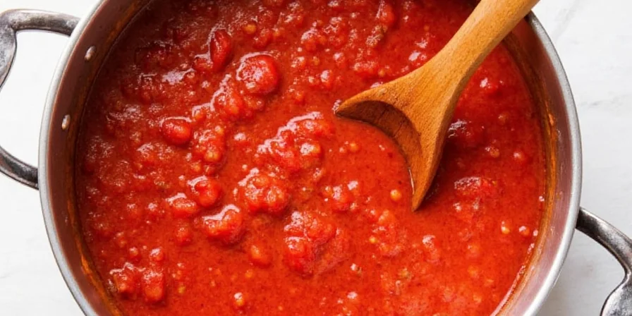 Parmesan rind in sauce