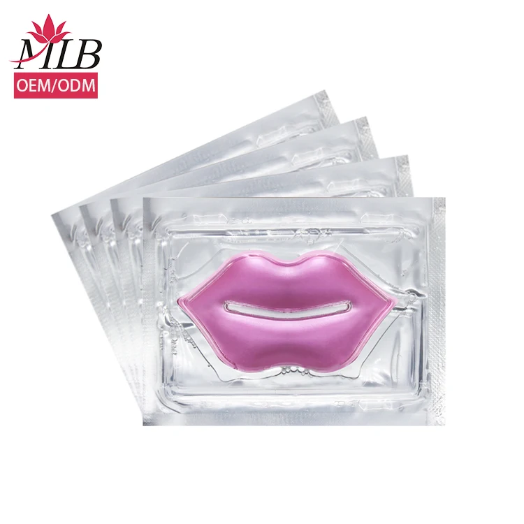 

MLB Wholesale korean lip care custom lips plumper masks organic pink collagen lip mask