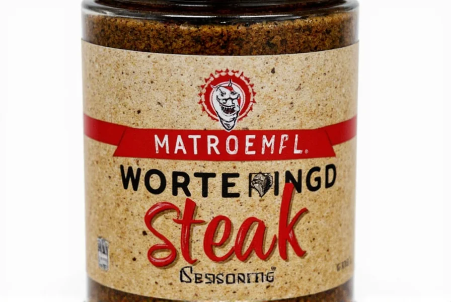The Spice Hunter Montreal steak seasoning bottle