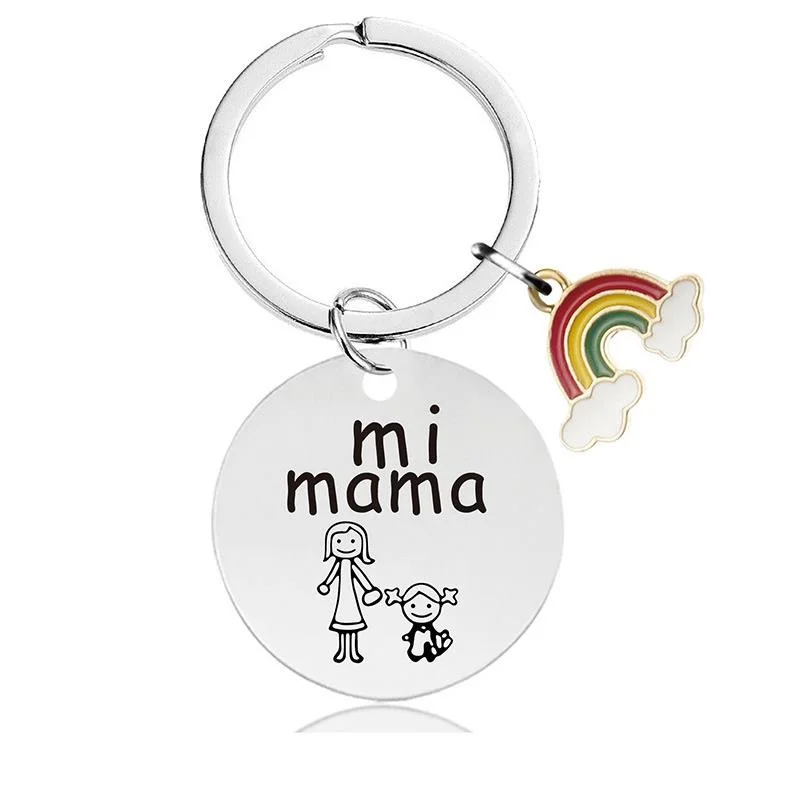 

Mother's Day Birthday Keychain Mama Charm Keyring mom key chain