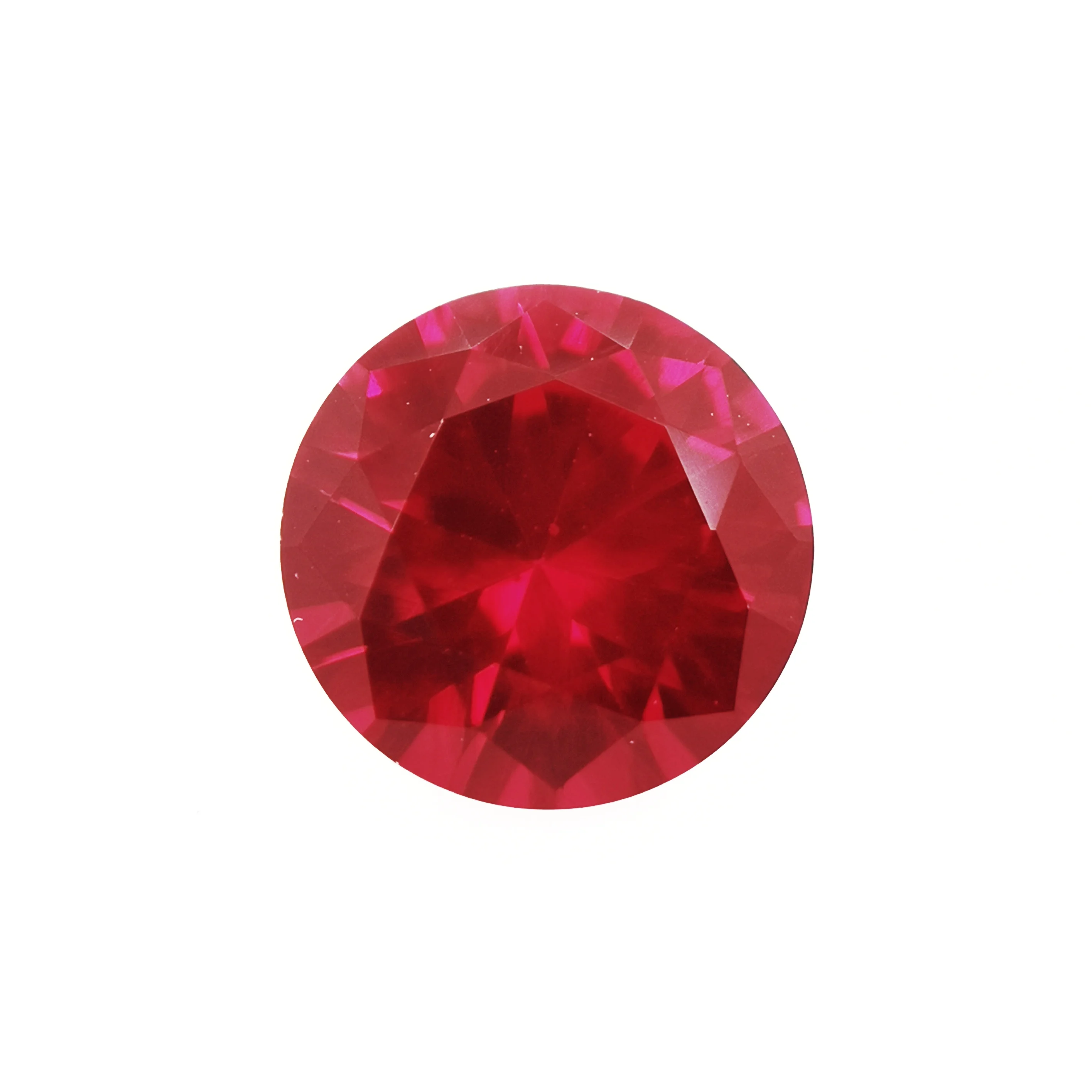 

Directly sale 2.5mm round shape 5# ruby synthetic corundum