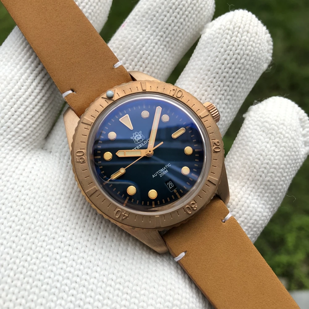 

In Stock! SD1965S New Arrival 2019 20ATM waterproof Bronze Case Automatic Diver Watch with NH35 Movement