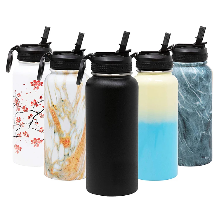 

[JT-H32]32oz Drink Sport Flask Water Bottles Double Wall Insulated Thermos Stainless Steel Water Bottle With Custom Logo, Customized color