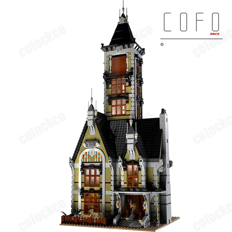 

Create Haunted house 3231+pcs/set compatible 81889 10753 10273 Model Building Blocks Bricks For Kids Christmas Gifts
