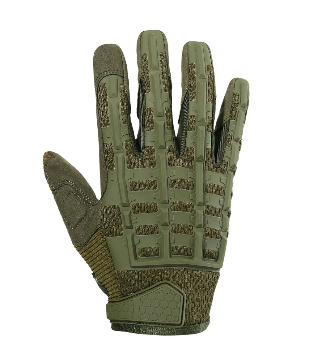 

OutdoorTY Sports Tactical Gloves Full Finger Long Glove Army Military Anti-skip Gear Airsoft Biking Shooting Paintball Men, Custom color