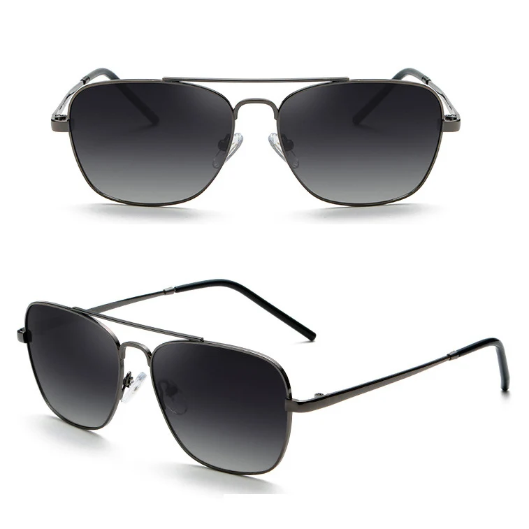 

2022 Hot Popular Men High Quality OEM Custom Logo Square TR90 Frame TAC Polarized Photochromic Lenses Sunglasses