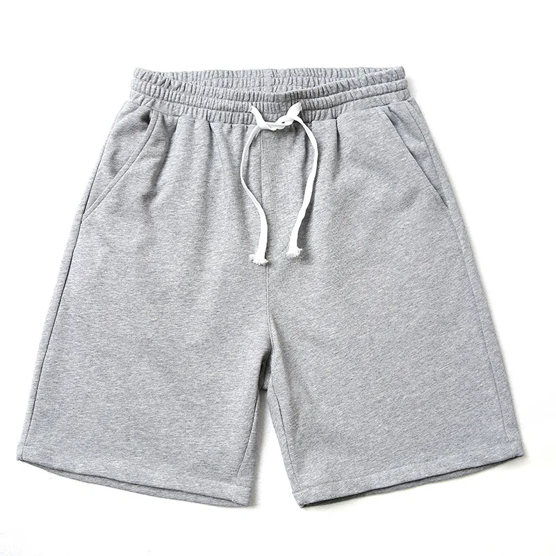 

Premium 95% Cotton 5% Spandex Wholesale Knee Length Drawstrings Casual Running Workout Shorts With Pocket Mens Cotton Gym Shorts, Picture