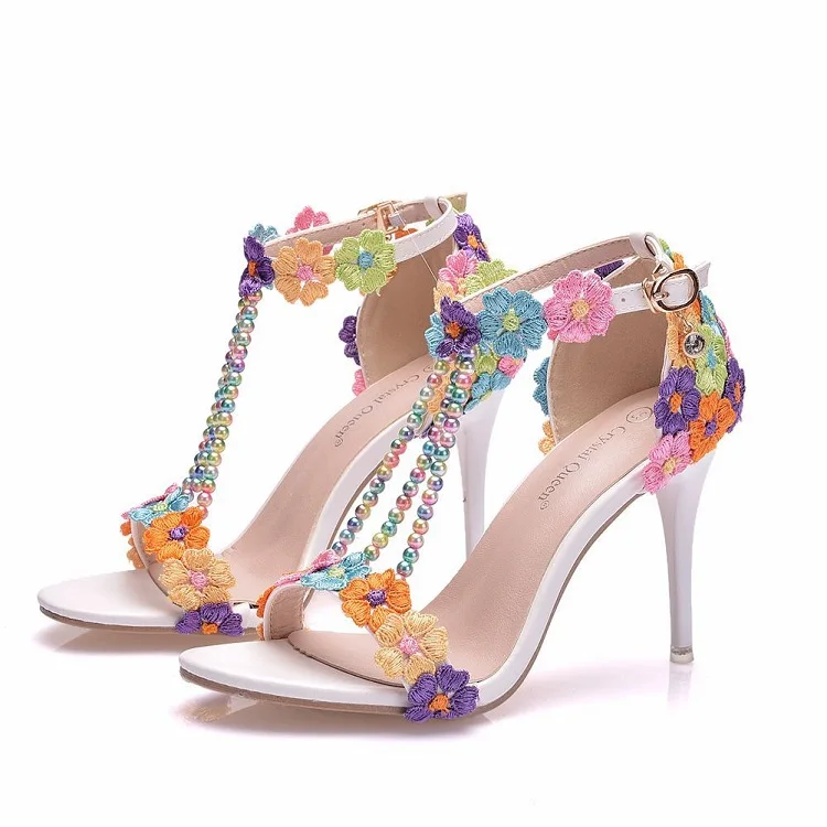 

Women's high heels, Rainbow colors