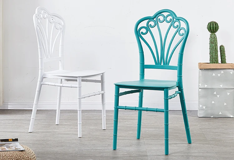 foshan factory cheap price good quality wedding banquet reception furniture resin chairs
