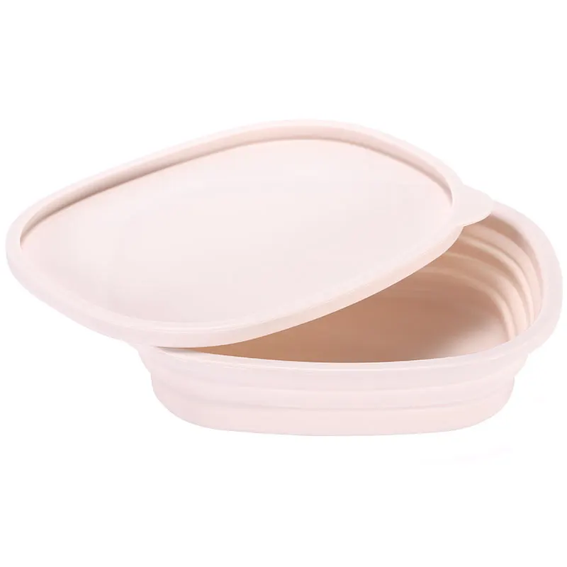 

BPA Free silicone food storage container with lid microwave food container