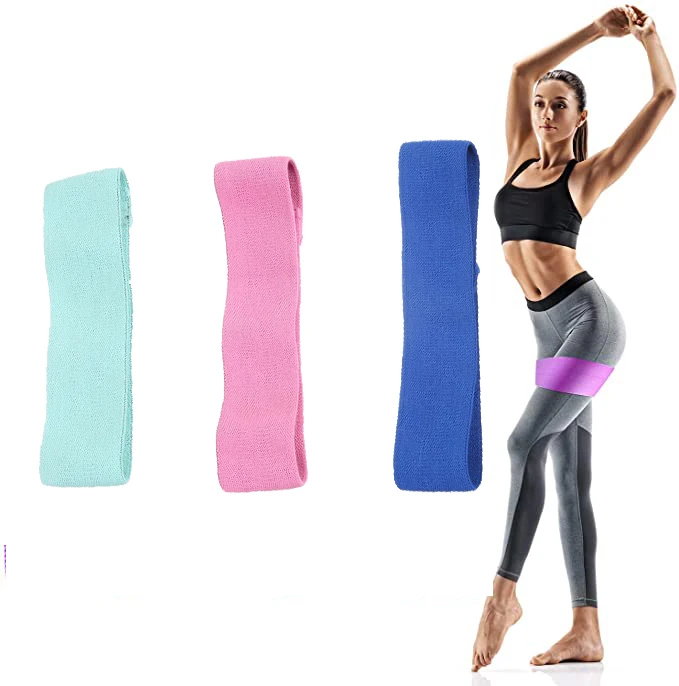 

Hip Bands Hot Sale Non-slip Workout Gym Yoga Fitness Exercise Stretching Resistance Hip Band, Green