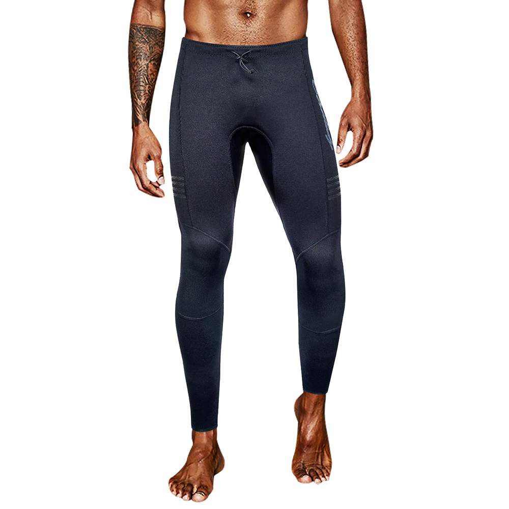 

Men Neoprene Surf Wetsuit Pants Diving Suits For Snorkeling Swimming 1mm 1.5mm 2mm, Dark blue