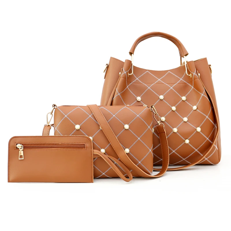 

Wholesale new design fashion high quality women's pu leather casual handbags