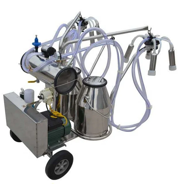 2022 Automatic Stainless Steel Double Tank Cow Milking Machine Price