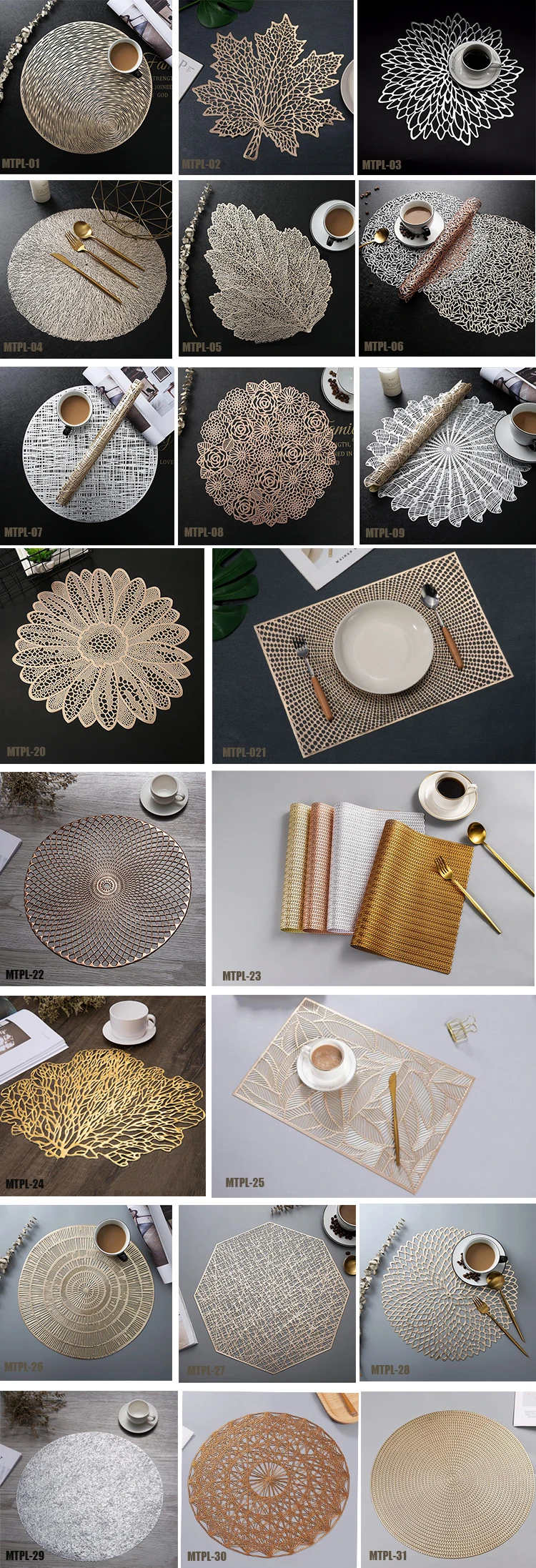 Luxurious Gold Round Placemat For Table Decorating Buy Luxurious