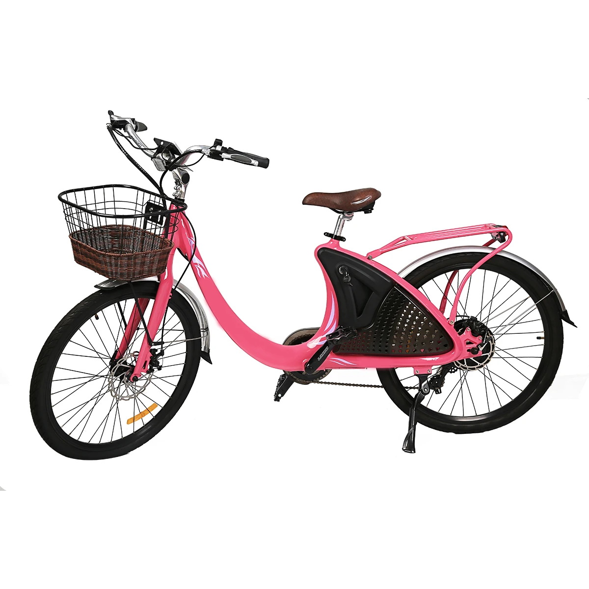 

Changzhou coolfly LARK26 36V 500W electric bike with basket for women