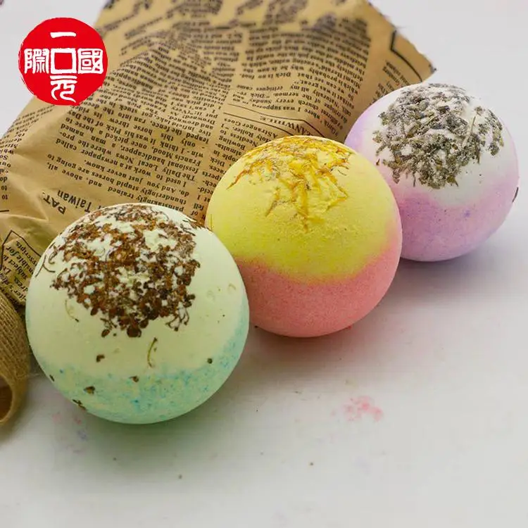 

Onedollar All natural handmade essential Oil bath bombs gift set with dried flower petals