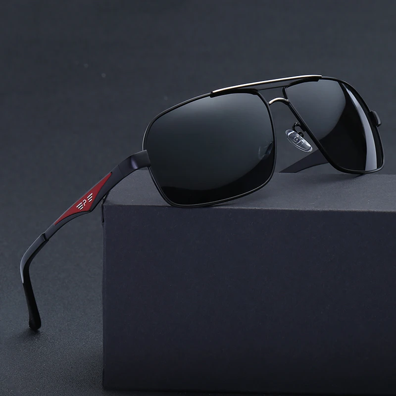

Made in china Designer Metal Frame With TR90 Temple Men polar eagle Polarized Driving Sunglasses Sun Glasses