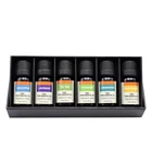 Therapeutic Grade Oils Top 6 certified organic 6 piece 100% pure essential oils set aromatherapy essential oil set of 6