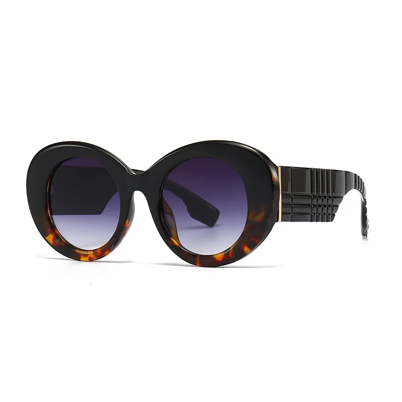 

86648 Custom Bold Round Sunglasses Logo Thick Frame Fashion Luxury Designer Summer Sunglasses 2023 Latest Sunglasses For Women