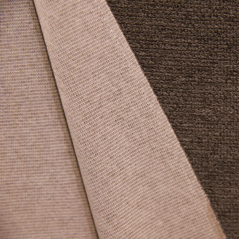
JES Linen Look Polyester Upholstery Modern Sectional Sofa Fabric 