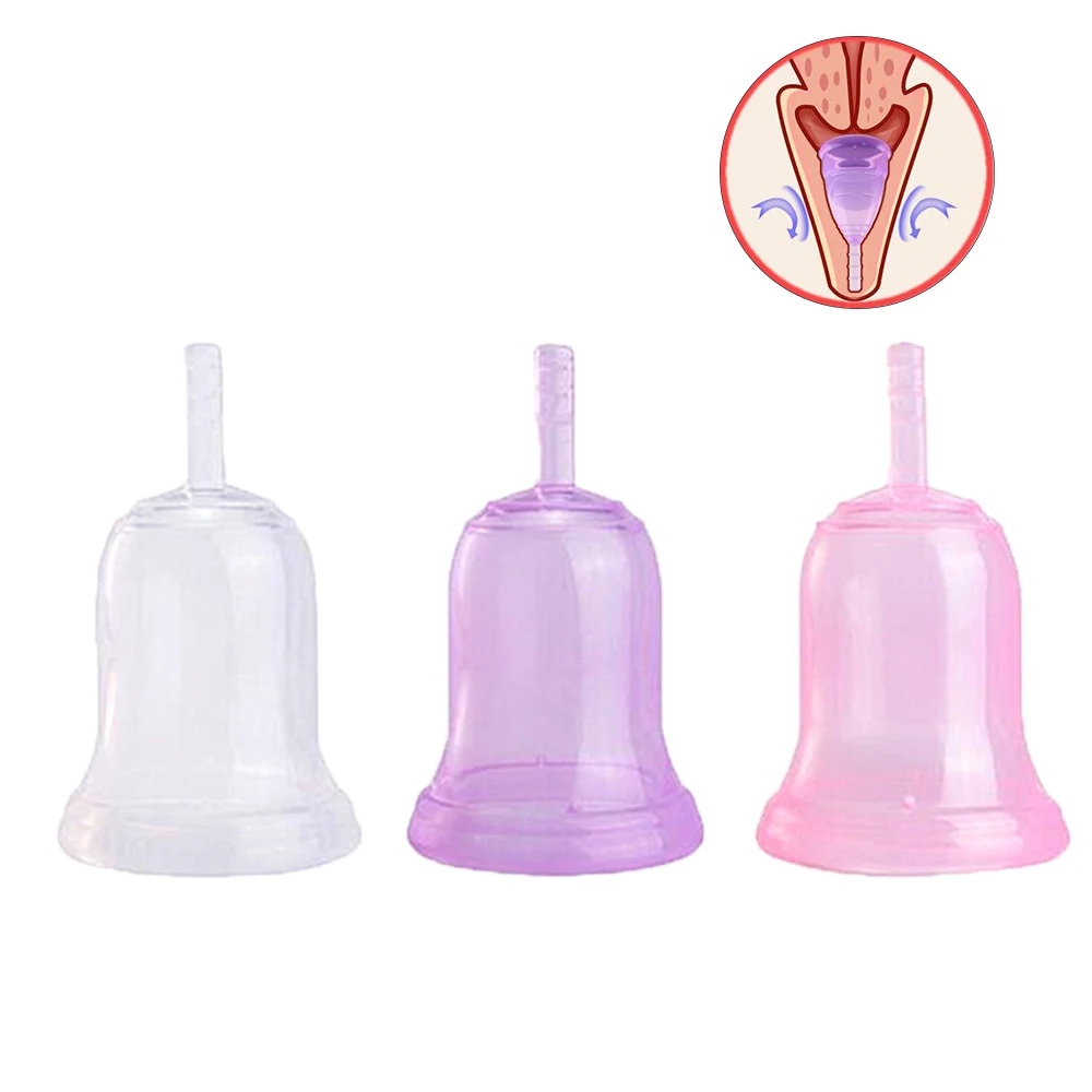 

Wholesale high quality period cup 100% medical silicone copa menstrual cup with box