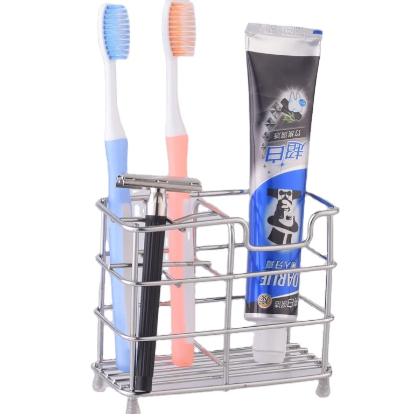 

The stainless steel toothbrush holders for bathroom using, Silver and black