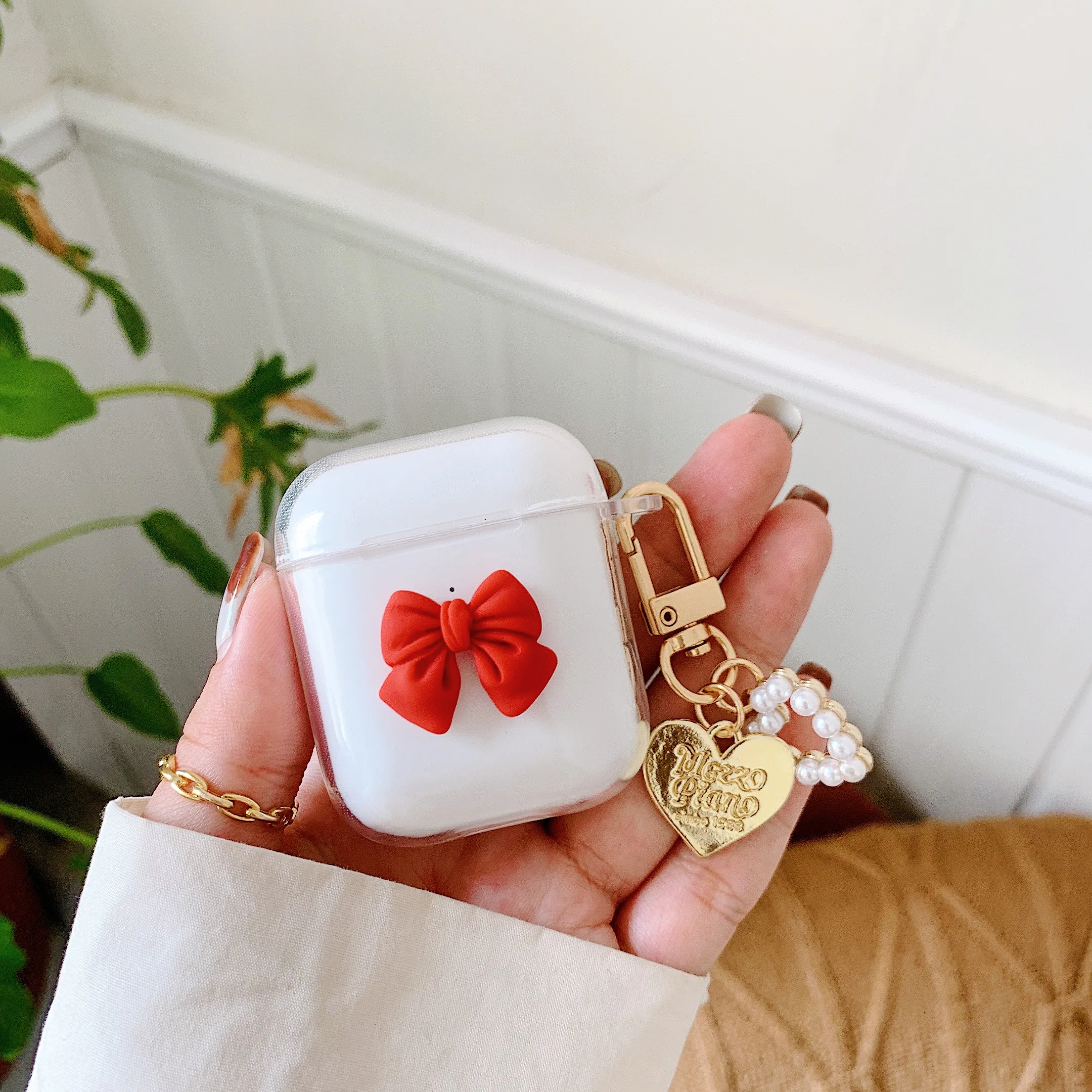 

New arrive hot sale headphone protective TPU case for airpods butterfly cover