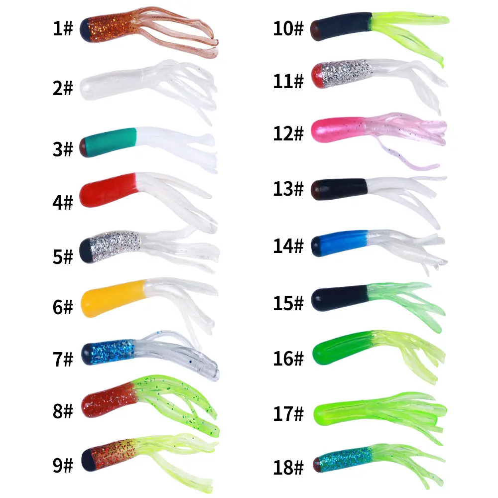Wholesale 4.8cm 0.8g 20pcs Bag Soft Lure Maggot