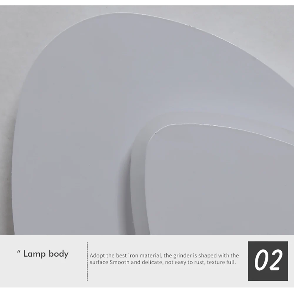 New design 18W 24W indoor wall light triangle 180degree rotatable white LED night light