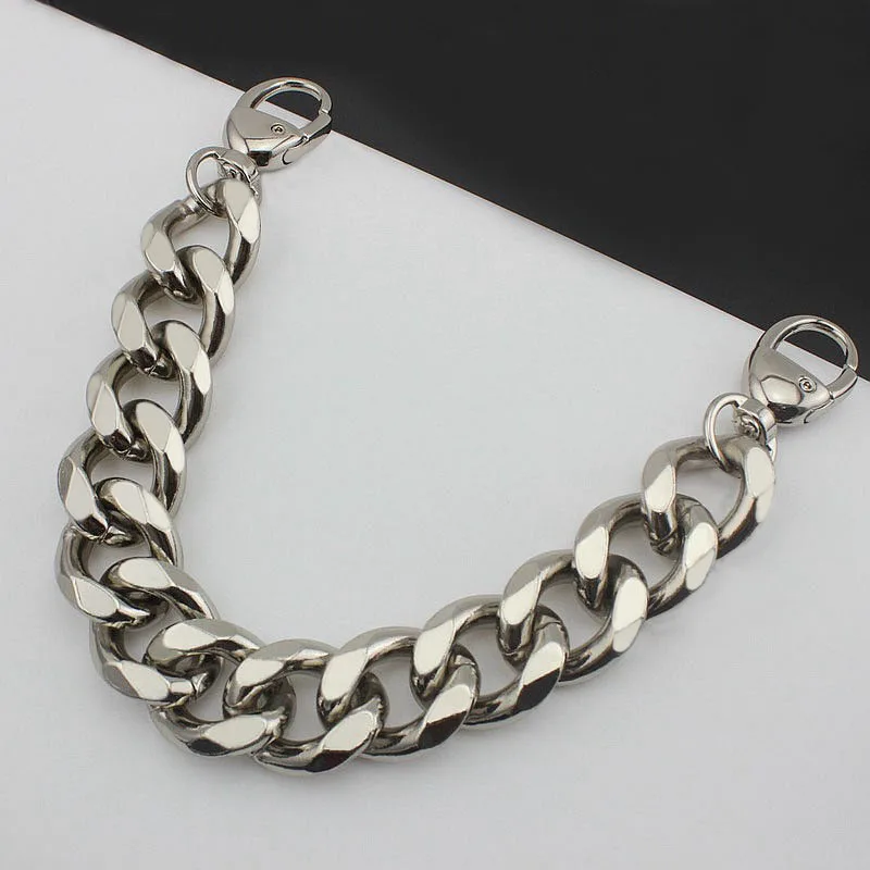 

Nolvo World 5colors 22mm thick Alum chain Light weight bag strap bag parts DIY handles easy matching Accessory Handbag Strap Bag
