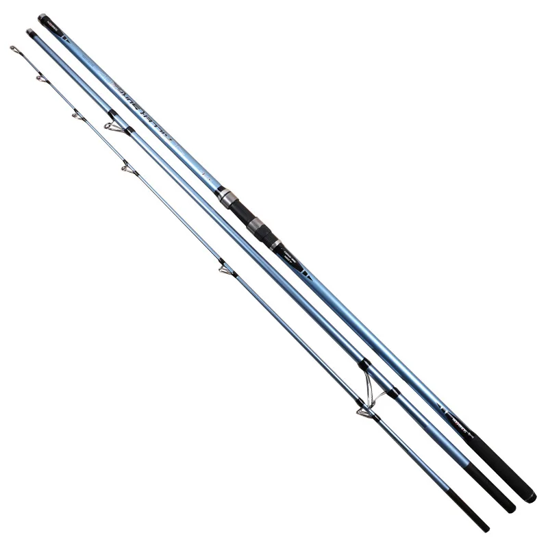 

JETSHARK SURF ROD 4.2M 4.5M 3 Sections Carbon SURF Casting fishing rod CW 100-250g hollow tip solid tip Seat surf rod