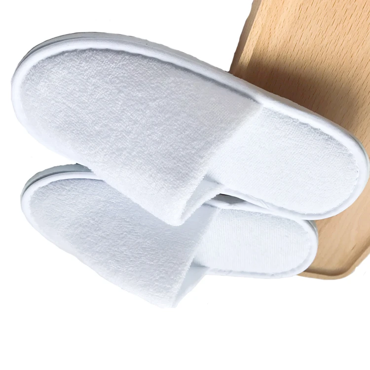 

Individually packaged sample free disposable customizable free samples hotel EVA sole slippers, Custom