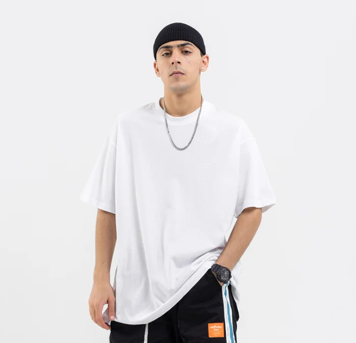 

2020 New Blank White Short Sleeve Soft TShirts O Neck Loose Sleeve Summer T Shirts Men