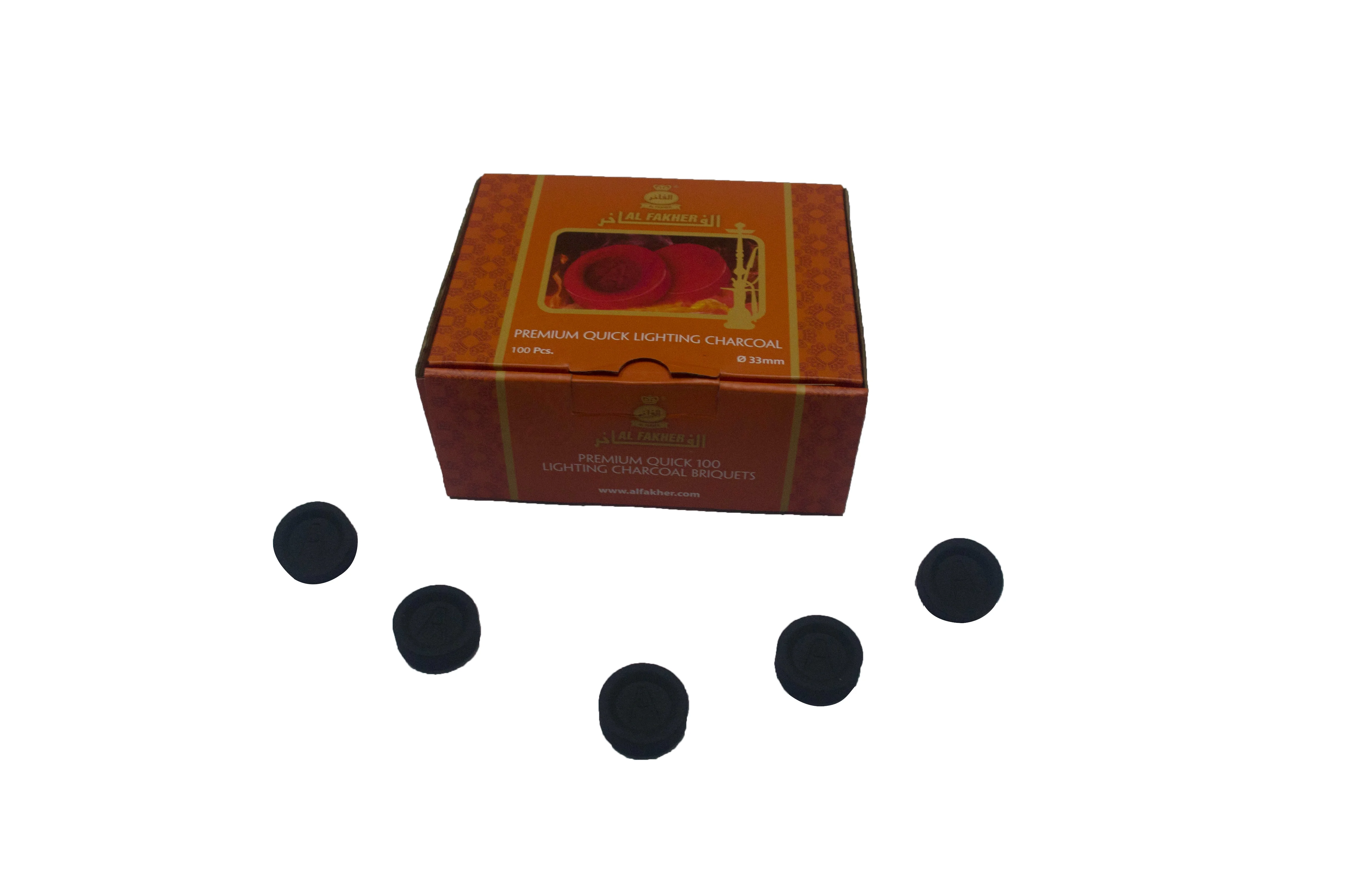 Hqrm4401 Al Fakher Instant Light Round Shisha Charcoal Tablets Buy