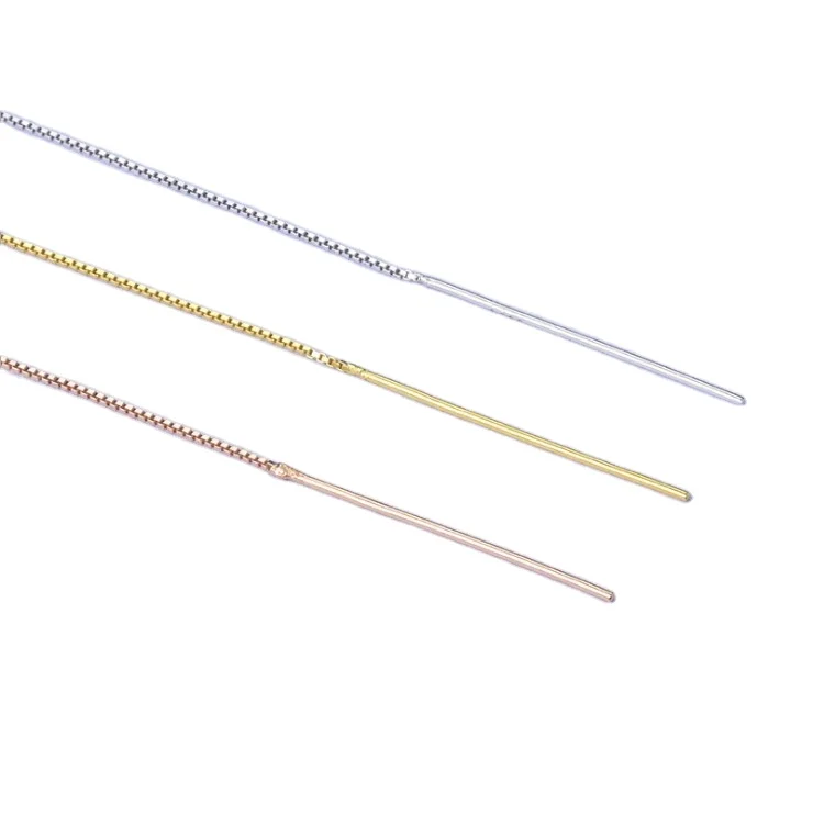 

handcraft jewellry DIY through charms pendant 925 sterling silver box chain with pin