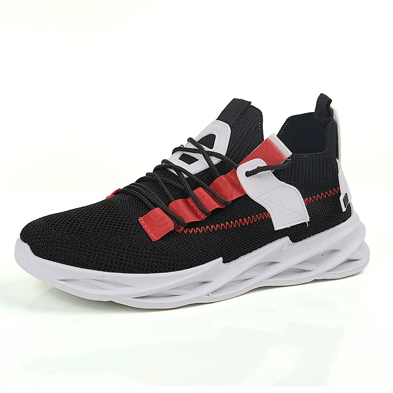 

Wholesale factory custom breathable upper zapatos casual sports sneakers sock shoes for men, Optional