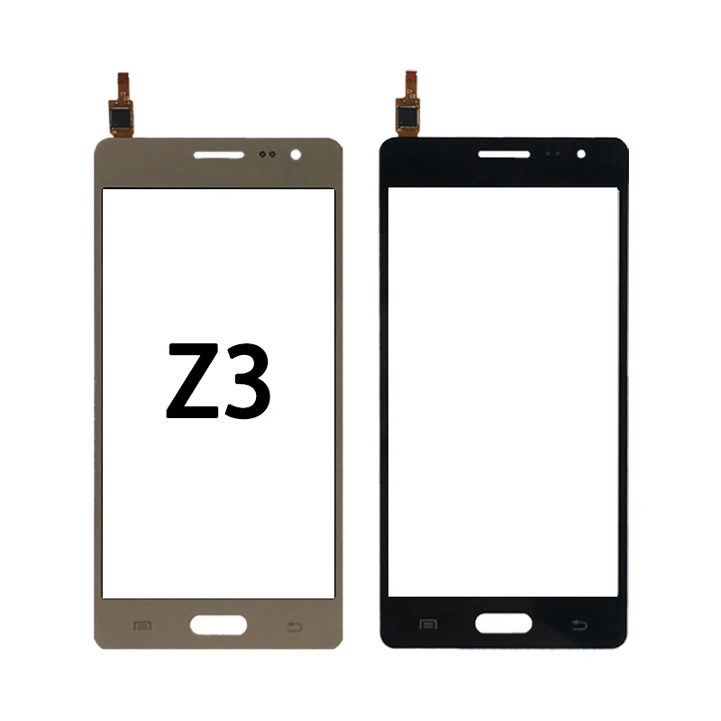 

In stock For Samsung z300H Touch Digitizer Screen Replacement Glass, Gold/black